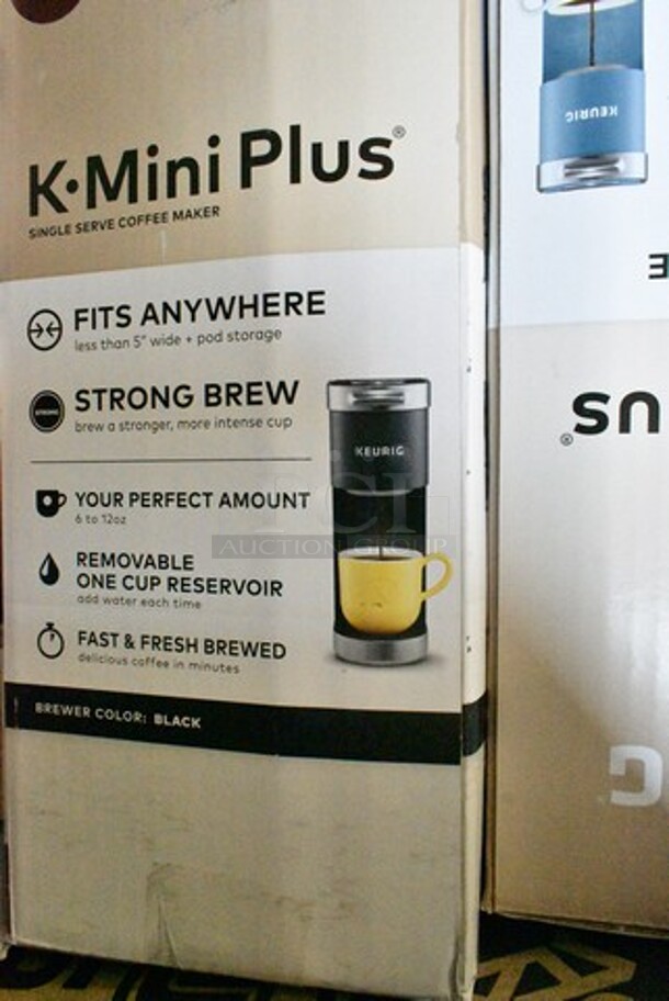 8 IN ORIGINAL BOX! Keurig K Mini Plus Single Cup Coffee Machine; Various Color. 8 Times Your Bid!  - Image 4 of 10