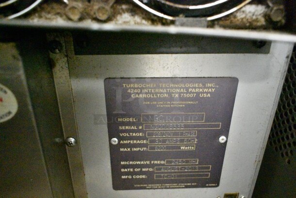 Turbochef NGO Metal Commercial Countertop Electric Powered Rapid Cook Oven. 208/240 Volts, 1 Phase.  - Image 7 of 7
