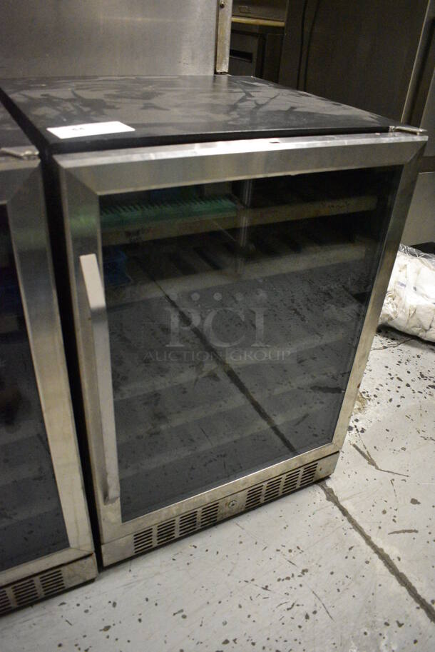 Newair AWR-460DB Metal Commercial Wine Chiller Merchandiser. 115 Volts, 1 Phase. 23.5x24x33. Item Was in Working Condition on Last Day of Business. (kitchen) - Image 2 of 5