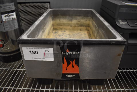 Vollrath 1001 Cayenne Stainless Steel Commercial Countertop Food Warmer. 120 Volts, 1 Phase. 13.5x22x8.5. Tested and Does Not Power On