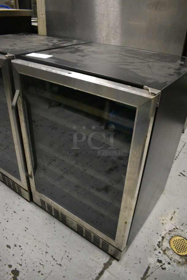 Newair AWR-460DB Metal Commercial Wine Chiller Merchandiser. 115 Volts, 1 Phase. 23.5x24x33. Item Was in Working Condition on Last Day of Business. (kitchen) - Image 3 of 5