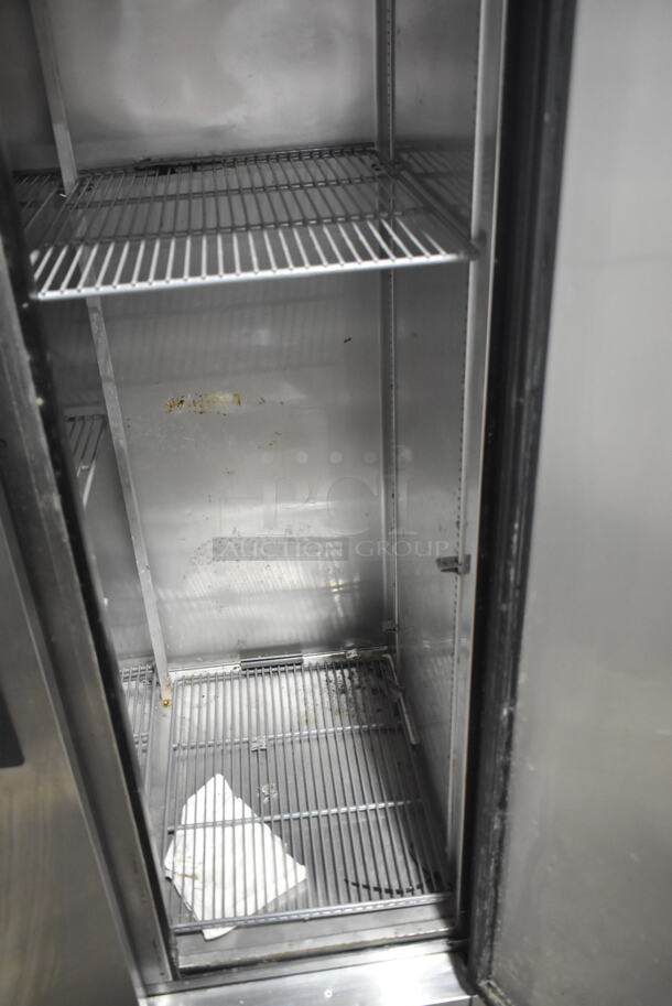 2016 True T-35 Stainless Steel Commercial 2 Door Reach In Cooler w/ Poly Coated Racks. 115 Volts, 1 Phase. Tested and Working! - Image 4 of 5