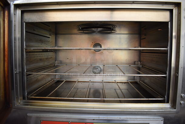 Nu Vu Model SUB-123P Stainless Steel Commercial Electric Powered Oven Proofer on Commercial Casters. 208 Volts, 3 Phase. 36x29x77 - Image 6 of 7