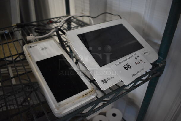 Clover Model C503 7" POS Monitor, Clover Tap To Pay Unit and Clover Model K400 Flex Cradle - Image 2 of 4