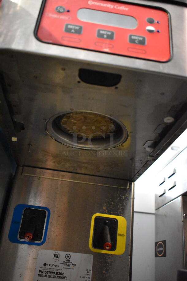 2021 Bunn ITB Stainless Steel Commercial Countertop Iced Tea Machine w/ 2 Beverage Holder Dispensers and Poly Brew Basket. 120 Volts, 1 Phase. - Image 5 of 6