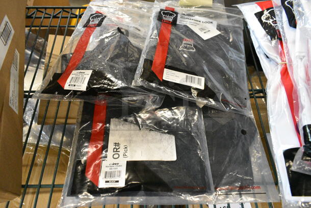 14 BRAND NEW! Items Including Winco WA-3129BK Bistro Apron and Winco WA-1221 Waist Apron, Winco UNF-6WL Chef Jacket. 14 Times Your Bid!  - Image 2 of 12