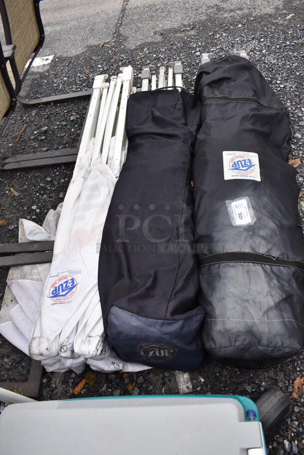 3 EZ Up Pop Up Tents. 10x10x64. 3 Times Your Bid! - Image 3 of 4
