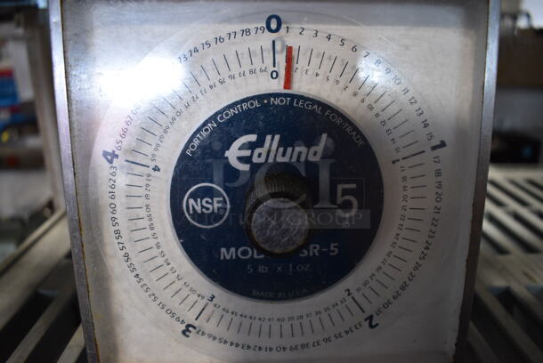 Edlund SR-5 Metal Countertop Food Portioning Scale. 7x7x9 - Image 4 of 5
