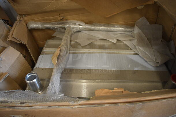 BRAND NEW IN BOX! Advance Tabco Model DTC-S70-24R-X Stainless Steel Commercial Dishwasher Table. Gallery Picture Is Stock Picture.  - Image 4 of 4