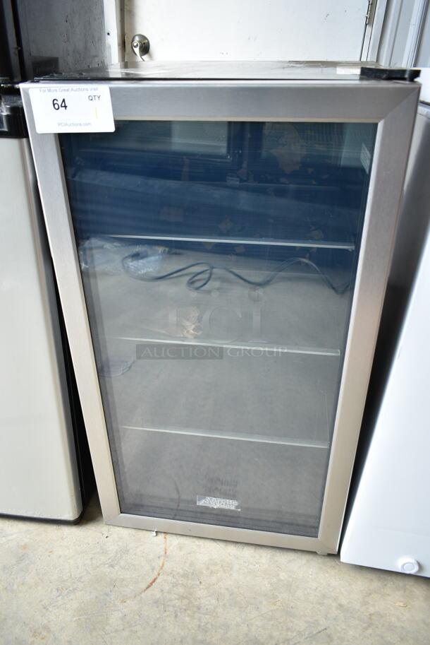 Arctic King ARV115B1AST Metal Mini Cooler Merchandiser. 115 Volts, 1 Phase. Tested and Working! - Image 1 of 3