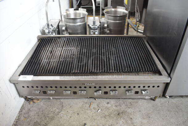 Vulcan Commercial Stainless Steel Natural Gas Powered Charbroiler.