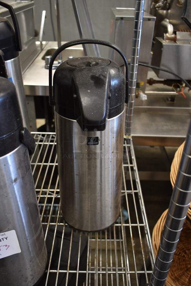 3 Various Stainless Steel Items; 2 Air Pots and 1 Pitcher. 3 Times Your Bid! - Image 4 of 4