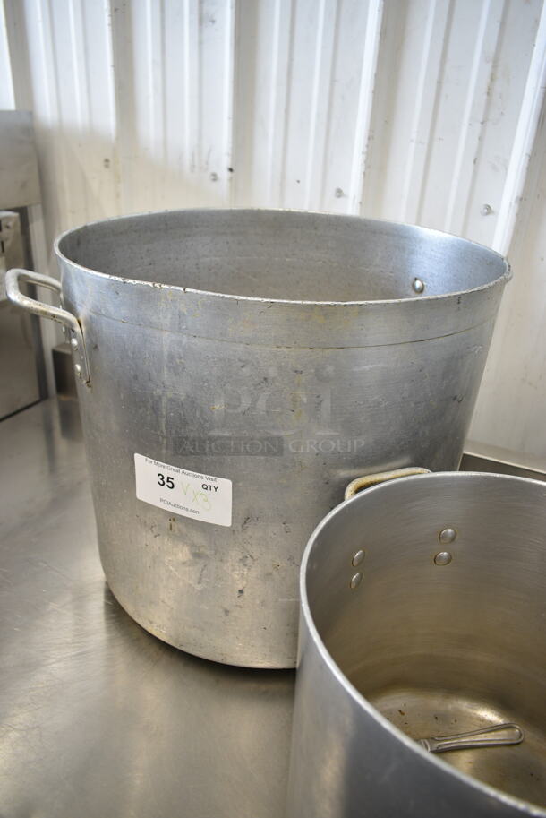 3 Various Metal Stock Pots. 3 Times Your Bid!  - Image 4 of 4