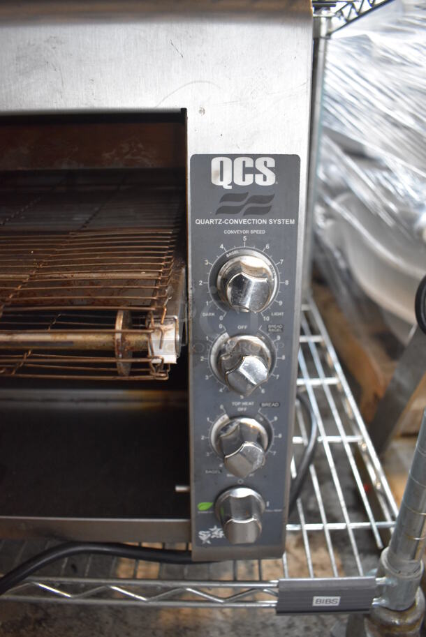 Star QCS-3-140BH Stainless Steel Commercial Countertop Electric Powered Conveyor Oven Toaster. 208 Volts, 1 Phase.  - Image 2 of 6