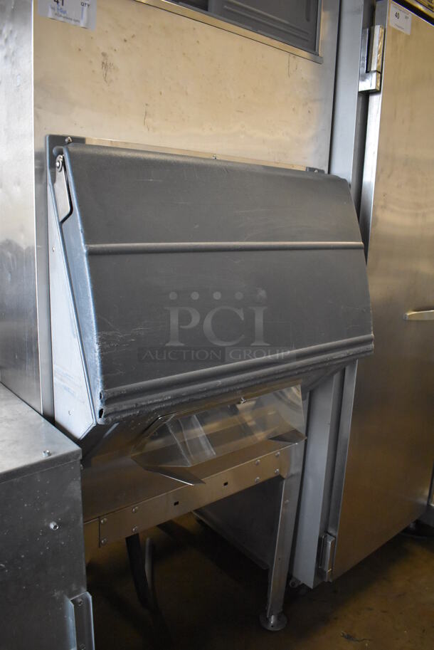 Hoshizaki F-1501MAH Stainless Steel Commercial Ice Head on Follett DEV70SG-30 Stainless Steel Bin. 208-230 Volts, 1 Phase. 30x39x112 - Image 4 of 12