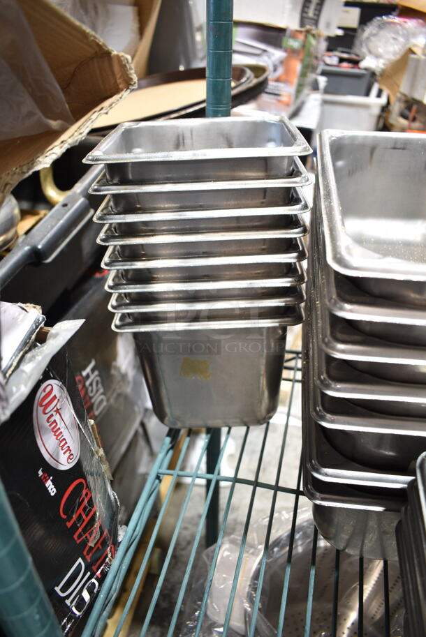 50 Various Drop In Bins; Stainless STeel and Poly. Includes 1/3 Size, 1/4 Size and 1/9 Size. 50 Times Your Bid! - Image 8 of 8