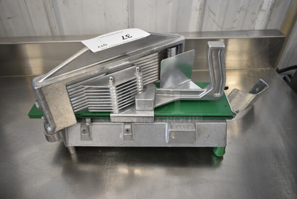 Garde Metal Countertop Tomato Slicer.  - Image 1 of 5