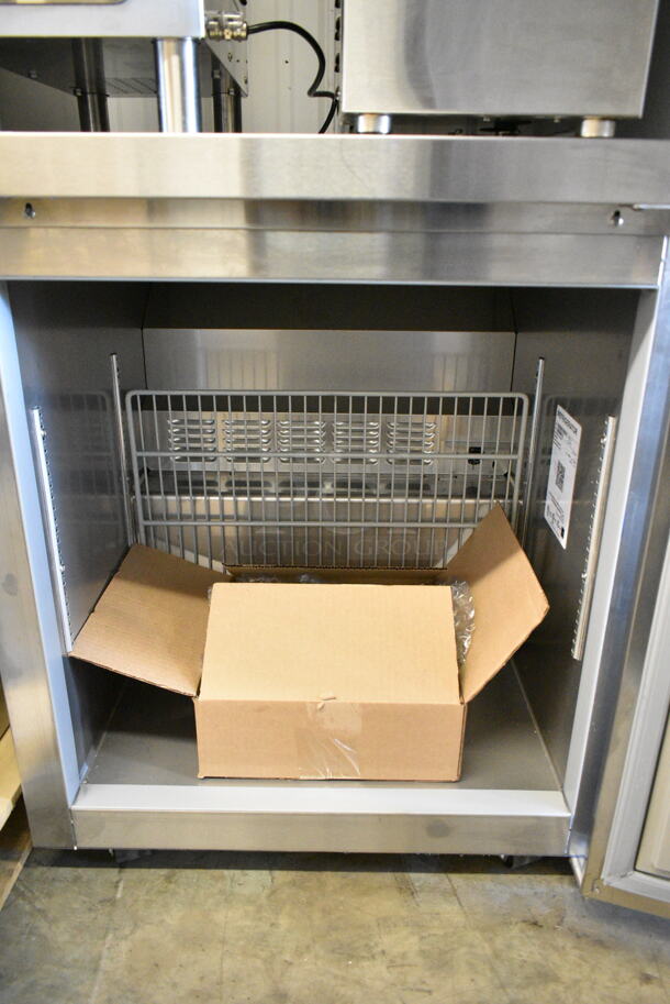 BRAND NEW SCRATCH AND DENT! 2024 Hoshizaki UR27B-LP Stainless Steel Commercial Single Door Undercounter Cooler. 115 Volts, 1 Phase. Tested and Working! - Image 5 of 6