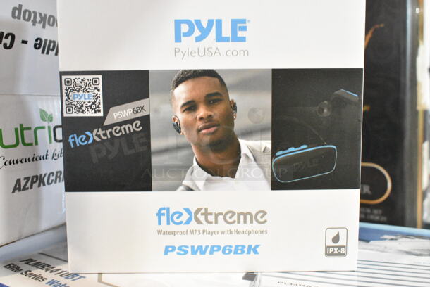 10 IN ORIGINAL BOX! Items Including  Pyle PLMRA410BT Elite Series Waterproof 400-watt Marine Class Ab Amp, Pyle PSWP6BK MP3 Player, NutriChef NCGDS19 Home Bar Whiskey Decanter, NutriChef Electric Crepe Maker, 2 Pyle PDA8BUWM Wireless Microphone Power Amplifier. 10 Times Your Bid!  - Image 3 of 8