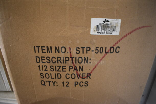 7 BRAND NEW IN BOX! Update Stainless Steel 1/2 Size Lids. 7 Times Your Bid! - Image 4 of 4