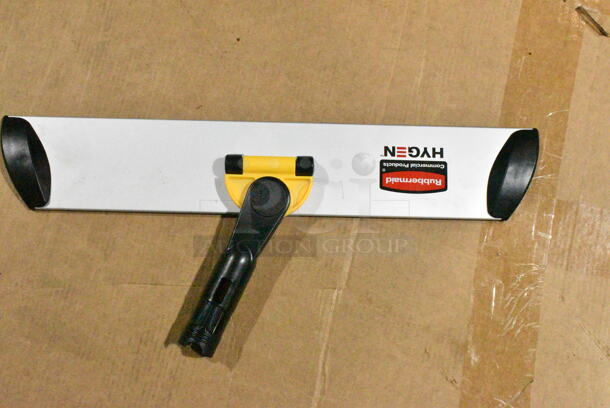 4 BRAND NEW SCRATCH AND DENT! Items Including Rubbermaid HYGEN FGQ56000YL00 Quick Connect Microfiber Wet / Dry Mop Frame, Rubbermaid HYGEN FGQ55000YL00 11" Quick Connect Microfiber Wet / Dry Mop Frame, 2 Skilcraft #24 Mop Heads. 4 Times Your Bid!  - Image 3 of 9