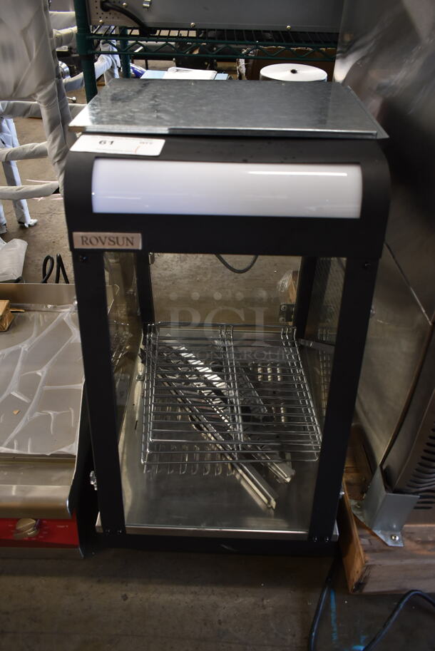 BRAND NEW SCRATCH AND DENT! 2023 Rovsun LD-604 Metal Commercial Countertop Food Display Warmer Merchandiser. 120 Volts, 1 Phase. Tested and Working! - Image 2 of 6