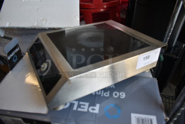 2012 Spring SM-261C Stainless Steel Commercial Countertop Electric Powered Single Burner Induction Range. 208-240 Volts, 1 Phase.  - Image 4 of 5