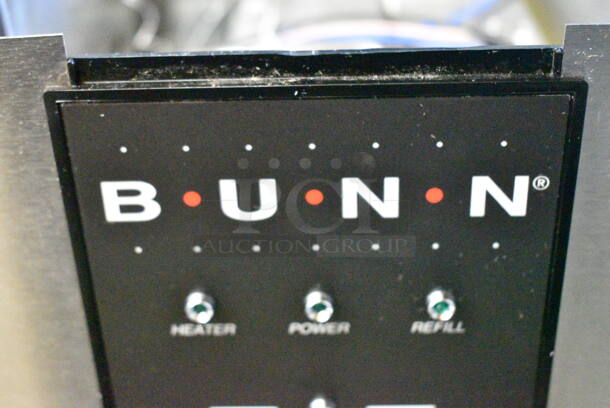 BRAND NEW SCRATCH AND DENT! 2023 Bunn 26300.0000 H10X-80-240 Stainless Steel Commercial Countertop 10 Gallon Hot Water Dispenser. 240 Volts, 1 Phase.  - Image 2 of 5