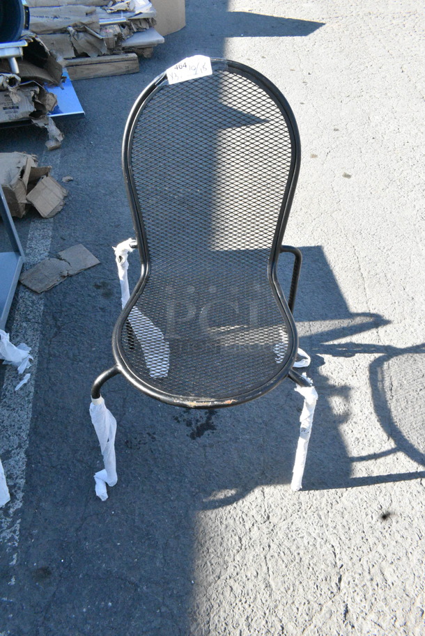 3 BRAND NEW SCRATCH AND DENT! Lancaster Table & Seating Black Outdoor Side Chair. 3 Times Your Bid! - Image 3 of 3