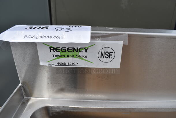 BRAND NEW SCRATCH AND DENT! Regency 600IB1824CP 18" x 24" Underbar Ice Bin with 7 Circuit Post-Mix Cold Plate and Bottle Holders - 51 lb. - Image 5 of 5
