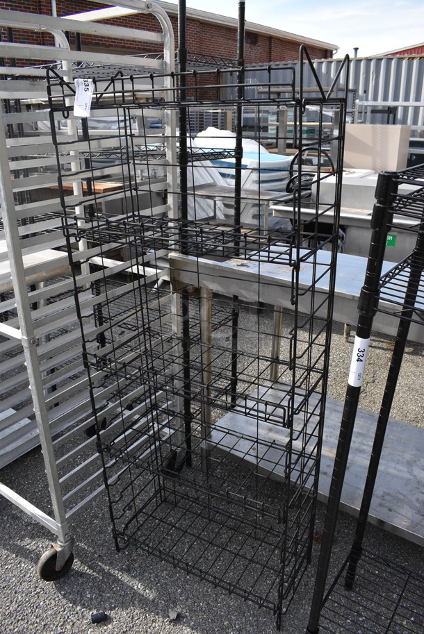 Black Wire 5 Tier Rack. 24x12x62 - Image 2 of 4