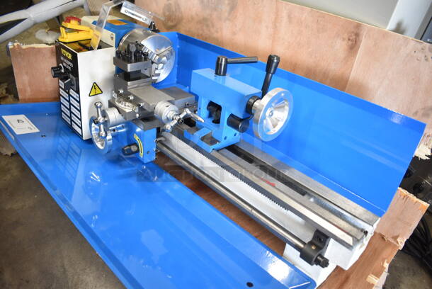 BRAND NEW SCRATCH AND DENT! Vevor CJ18A Metal Countertop Variable Speed Mini Lathe. 110 Volts, 1 Phase.  - Image 3 of 11