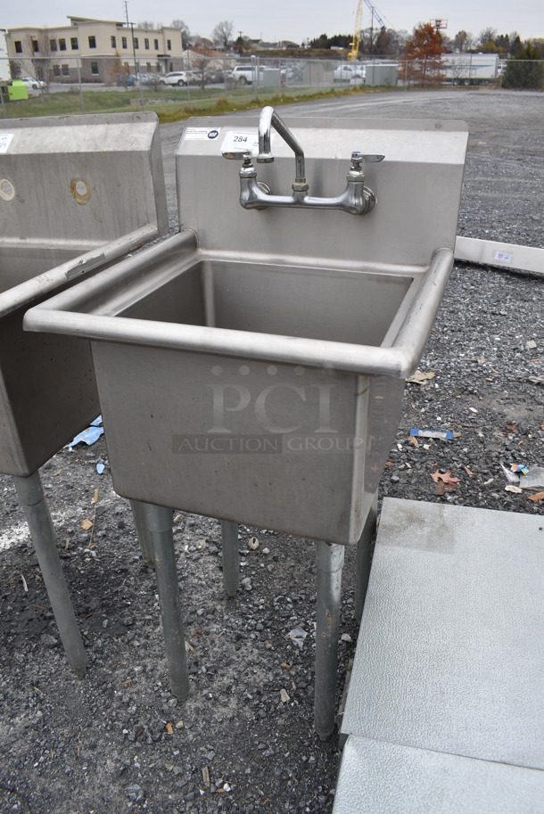 Stainless Steel Commercial Single Bay Sink. 22x23x44 - Image 3 of 5