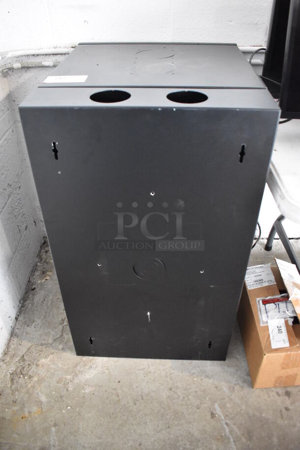 Black Metal AV Cabinet. 21x26x36