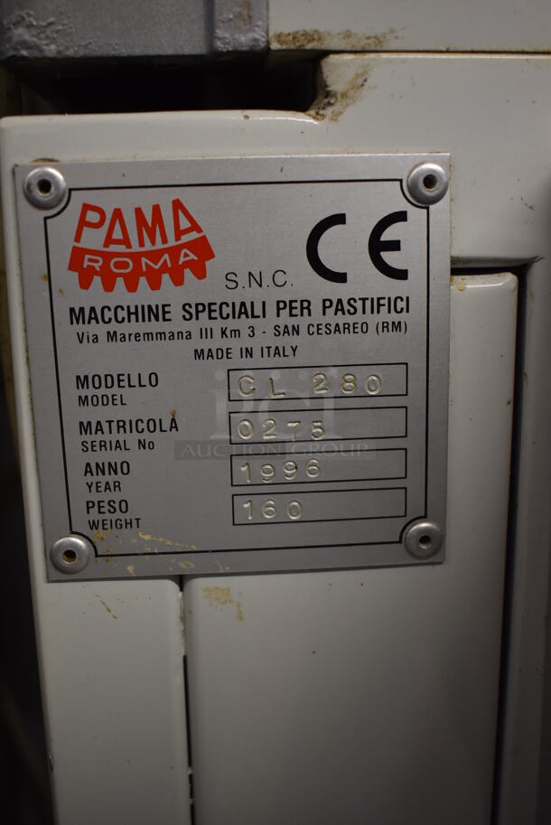 Pama Rosa CL280 Metal Commercial Floor Style Pasta Machine on Commercial Casters. 208-240 Volts. 26x25x42 - Image 4 of 10