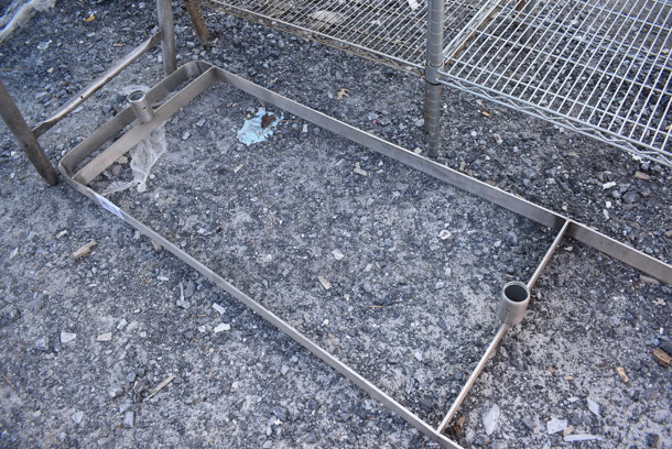 Metal Pot Rack. 96x22x6 - Image 3 of 3