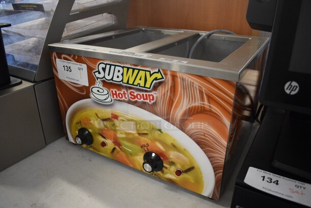 2014 Duke Model CSW-2-T-AM Stainless Steel Commercial Countertop 2 Well Food Warmer. 120 Volts, 1 Phase. 17.5x15.5x11. Tested and Working! - Image 3 of 5