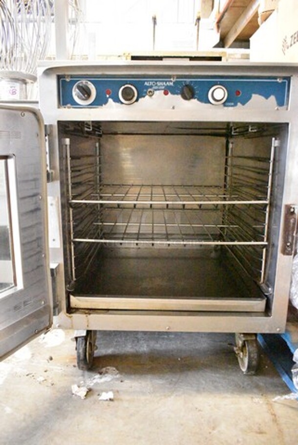 Alto Shaam Stainless Steel Commercial Heated Holding Cabinet on Commercial Casters.  Cannot Test Due To Plug Style - Image 4 of 10