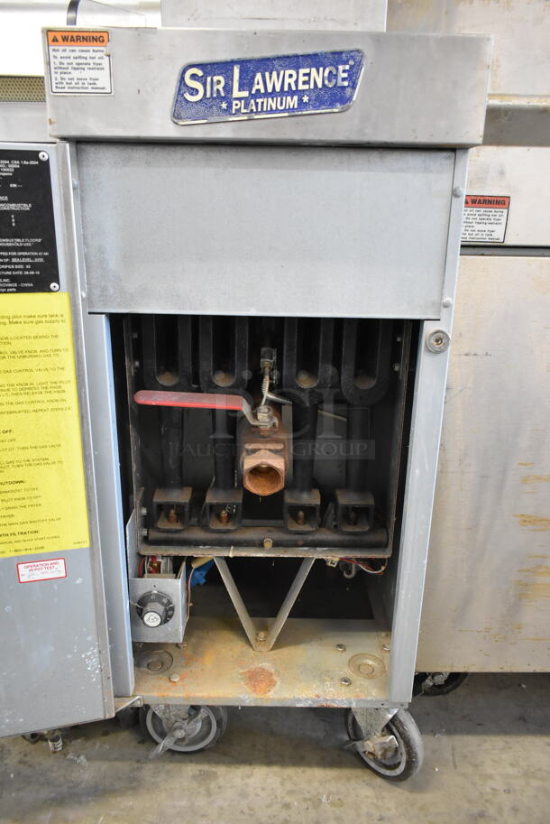 Sir Lawrence LG400 Stainless Steel Commercial Floor Style Propane Gas Powered Rethermalizer on Commercial Casters. 120,000 BTU. - Image 5 of 6