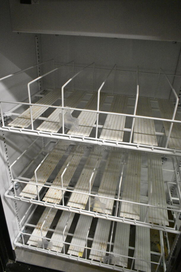 2019 True GDM-41SL-48-HC-LD Metal Commercial 2 Door Reach In Cooler Merchandiser w/ Poly Coated Racks. 115 Volts, 1 Phase. Tested and Working! - Image 2 of 4