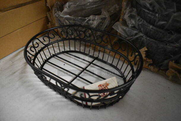 26 BRAND NEW IN BOX! American Metalcraft Black Metal Wire Food Baskets. 9x7x3. 26 Times Your Bid! - Image 2 of 3