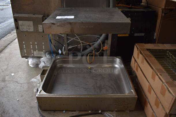 Hatco Stainless Steel Commercial Dumping Station. 115 Volts, 1 Phase. 30x23x24. Tested and Working!