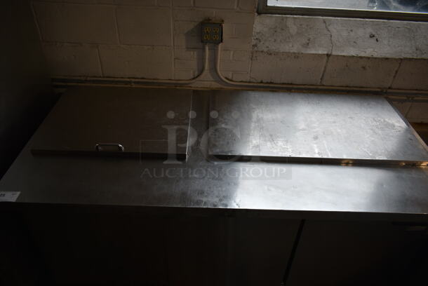 2018 Continental SW72-30M Stainless Steel Commercial Prep Table. 115 Volts, 1 Phase. Tested and Working! - Image 2 of 7