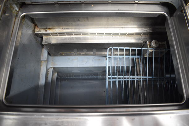 Delfield 4448-12 Stainless Steel Commercial 2 Door Prep Table w/ 2 Lids on Commercial Casters. 115 Volts, 1 Phase. Cannot Test Due To Cut Power Cord - Image 4 of 7