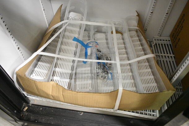 BRAND NEW! 2022 True GDM-41C-48-HC-LD Metal Commercial 2 Door Reach In Cooler Merchandiser w/ Poly Coated Racks, Case of Drink Sliders. 115 Volts, 1 Phase. Tested and Working! - Image 3 of 7