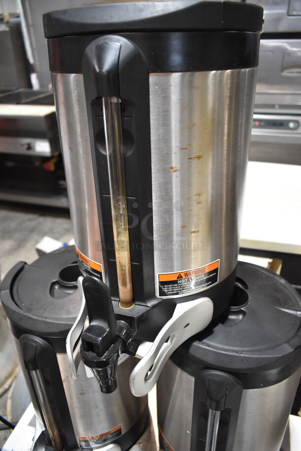 3 Bunn SH SERVER Stainless Steel Commercial Coffee Satellite Dispensers. 3 Times Your Bid! - Image 2 of 7
