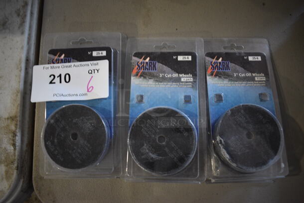 6 BRAND NEW! Shark 3" Cut Off Wheels. 6 Times Your Bid! - Image 1 of 2