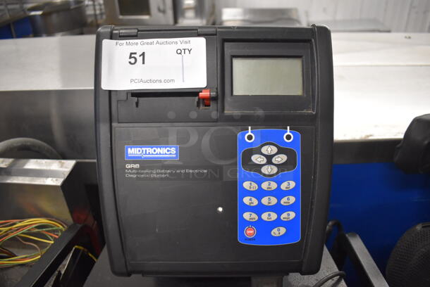 Midtronics GR8 Multi-tasking Battery and Electrical Diagnostic Station w/ GR Charge Engine on Commercial Casters. 21x28x56 - Image 4 of 6