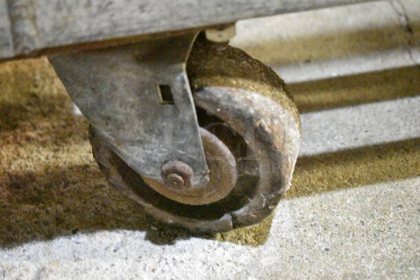 Metal Commercial Pan Transport Rack on Commercial Casters. (basement)  - Image 3 of 3