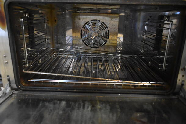 Galaxy 177COE3H Stainless Steel Commercial Countertop Electric Powered Half Size Convection Oven. 120 Volts, 1 Phase. Tested and Powers On But Does Not Get Warm - Image 3 of 4